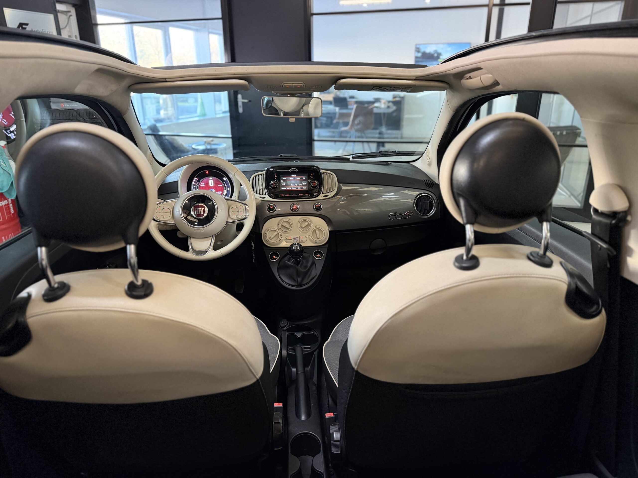 Fiat 500c 1.2 S Cabrio Lage km Nette auto Garantie Cruise control Bluetooth Aux Parkeersensoren