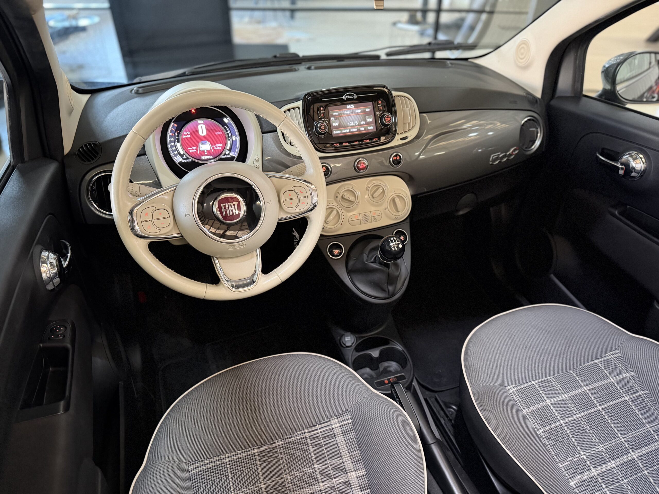 Fiat 500c 1.2 S Cabrio Lage km Nette auto Garantie Cruise control Bluetooth Aux Parkeersensoren