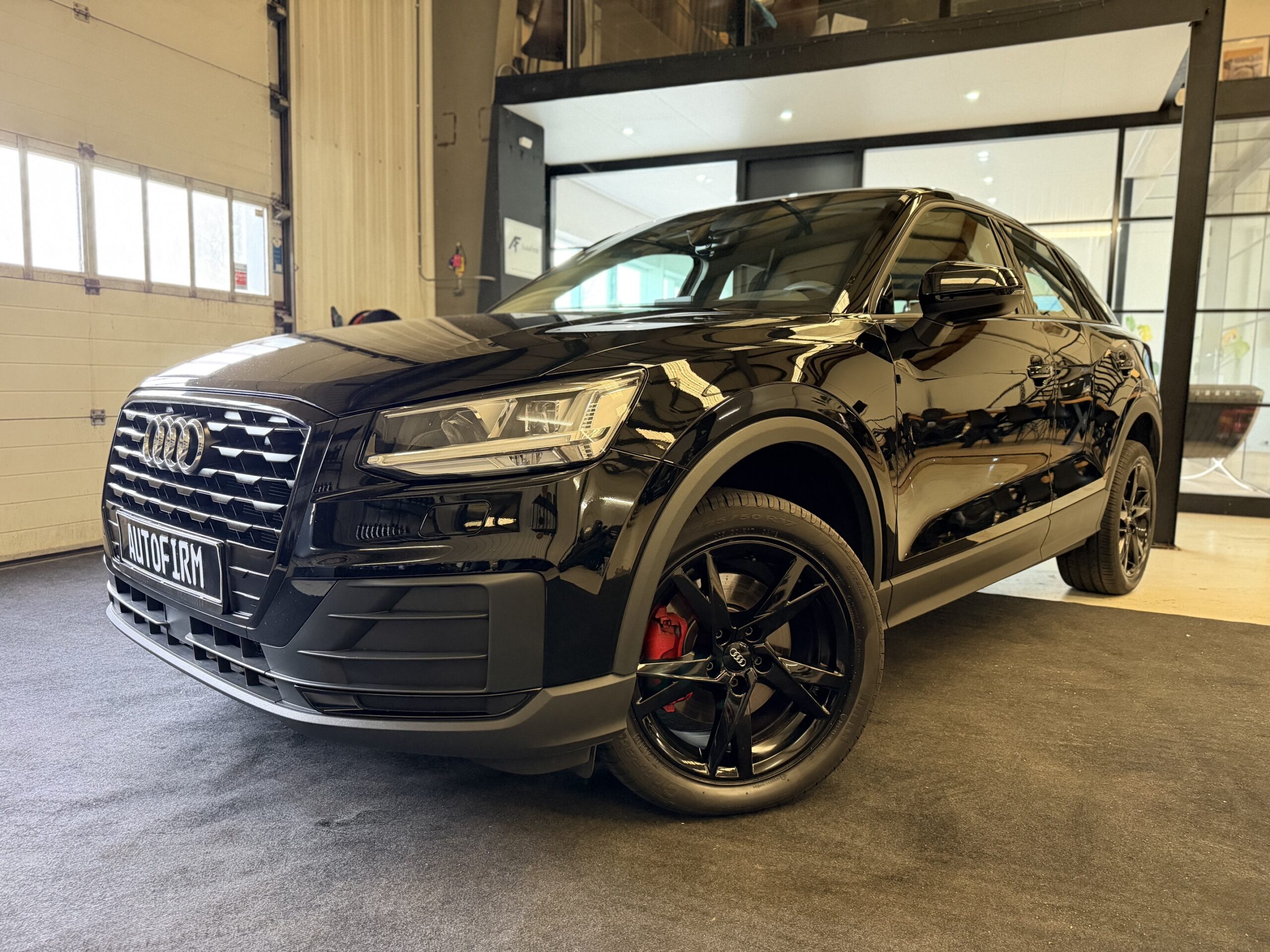 Audi Q2 1.0 TFSI 116PK Design Black Edition Dealer onderhouden Garantie mogelijk ACC Cruise control 17′ LM